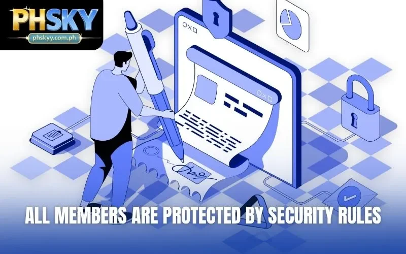 All members are protected by security rules