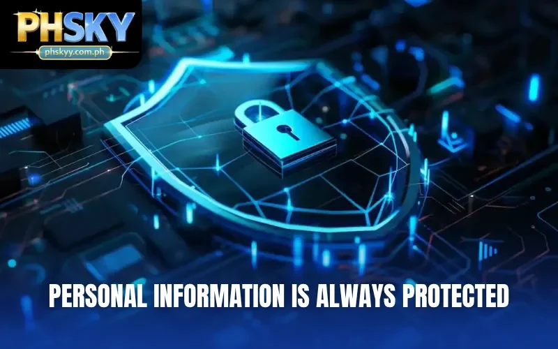 Personal information is always protected