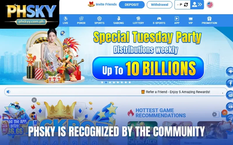 PHSKY is recognized by the community