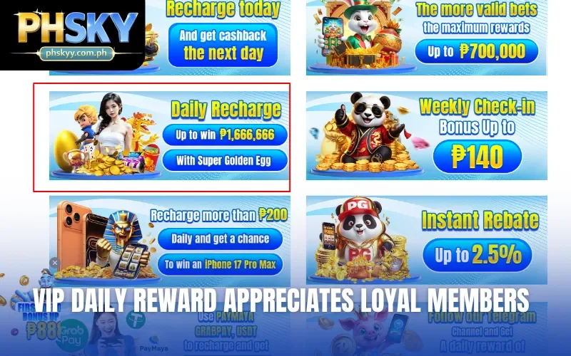 VIP Daily Reward appreciates loyal members