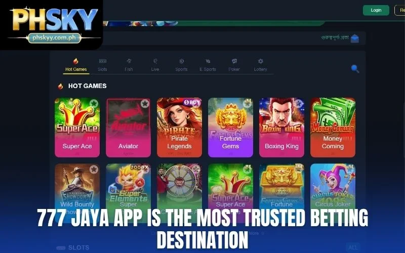777 Jaya App is the most trusted betting destination