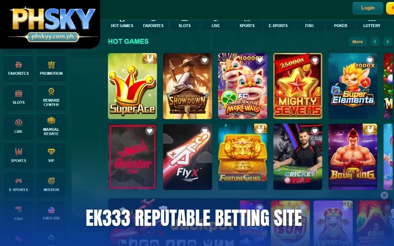 Ek333 reputable betting site