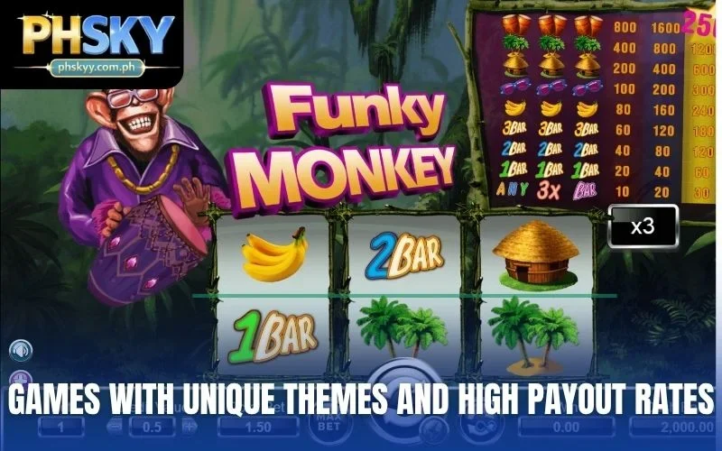 Games with unique themes and high payout rates