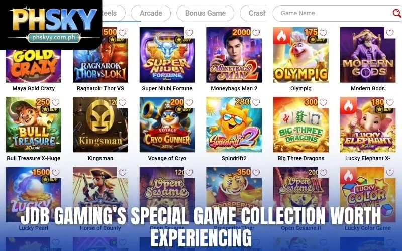 JDB Gaming’s special game collection worth experiencing