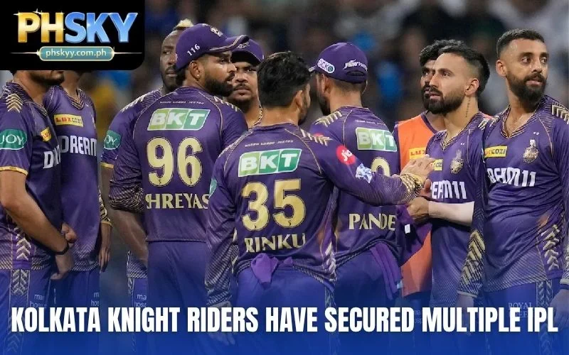 Kolkata Knight Riders have secured Multiple IPL