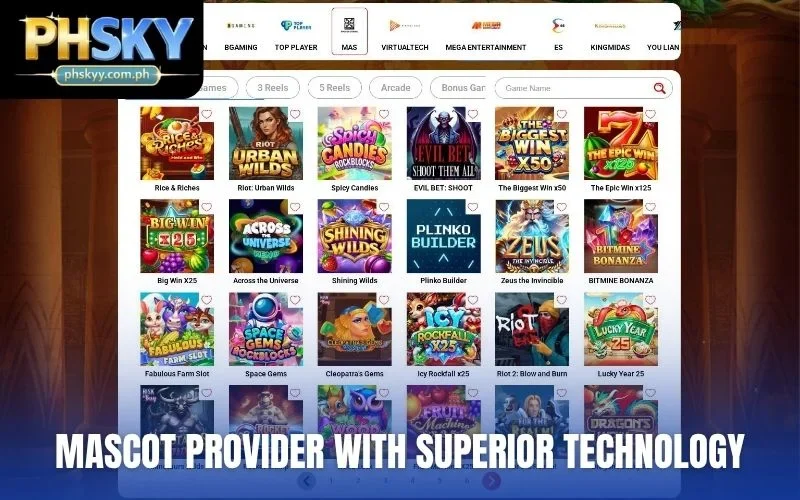 Mascot provider with superior technology