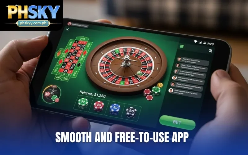 Smooth and free-to-use app