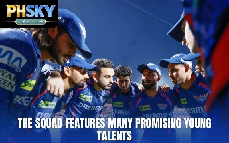 The squad features many promising young talents