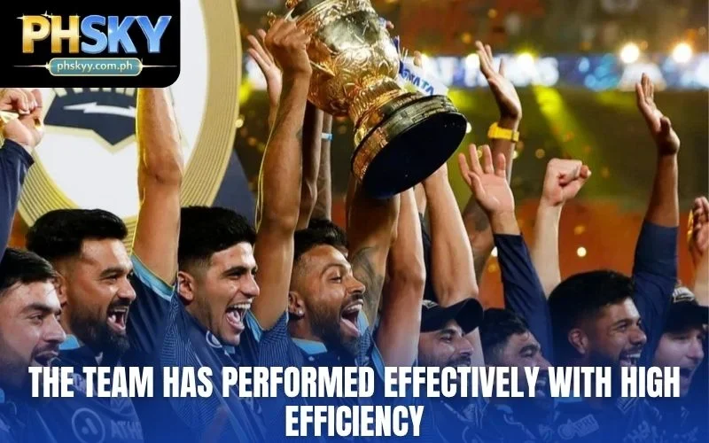 The team has performed effectively with high efficiency