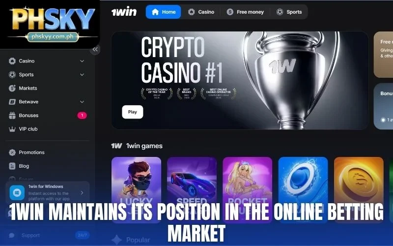 1Win maintains its position in the online betting market