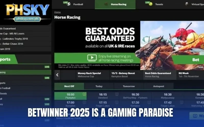 Betwinner 2025 is a gaming paradise