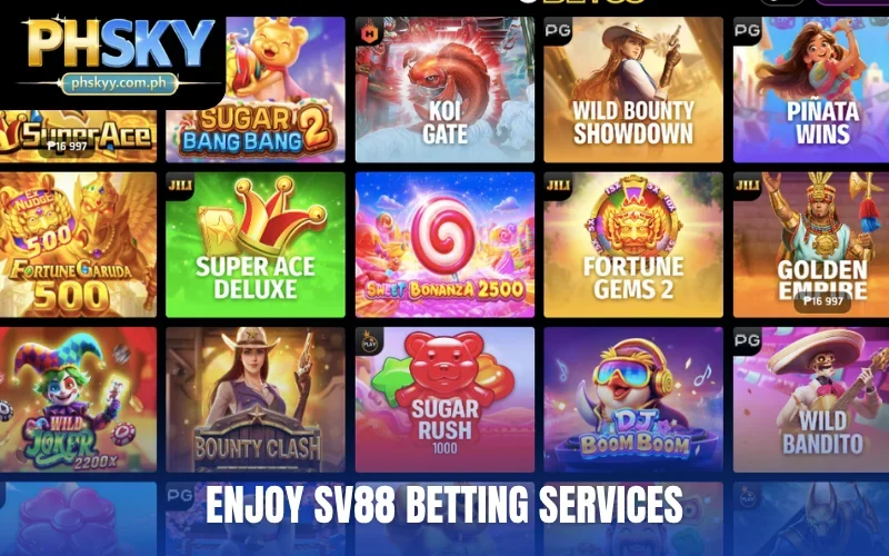 Enjoy SV88 betting services