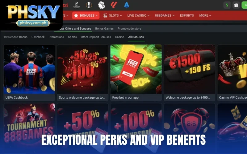 Exceptional Perks and VIP Benefits