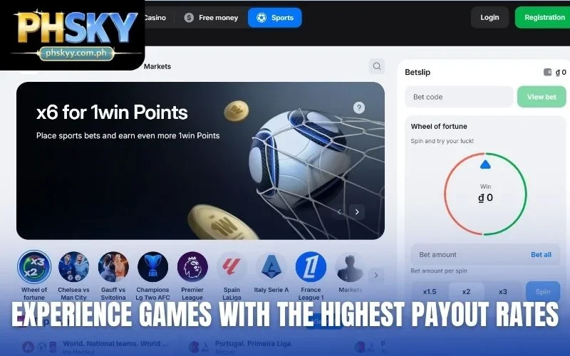 Experience games with the highest payout rates