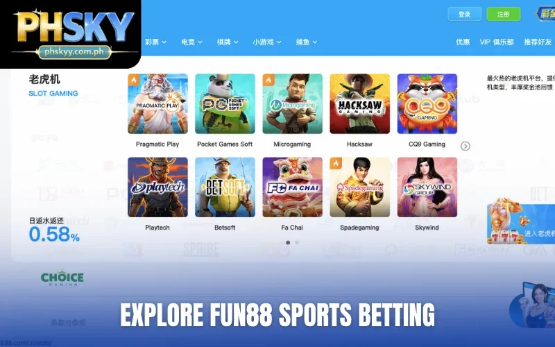 Explore Fun88 sports betting