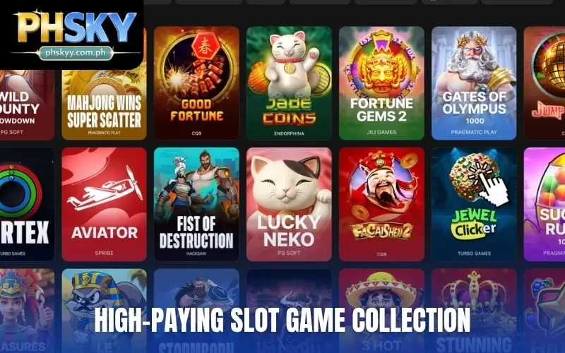 High-paying slot game collection