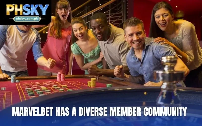 Marvelbet has a diverse member community