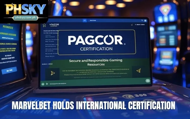 Marvelbet holds international certification