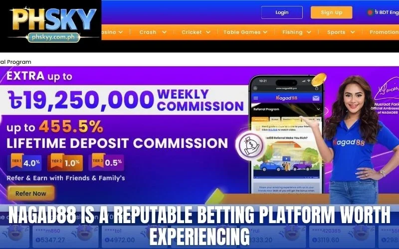 Nagad88 is a reputable betting platform worth experiencing