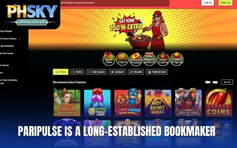 Paripulse is a long-established bookmaker