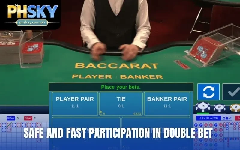 Safe and fast participation in Double Bet