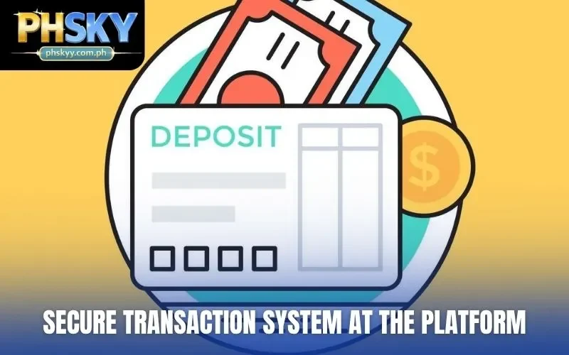 Secure transaction system at the platform